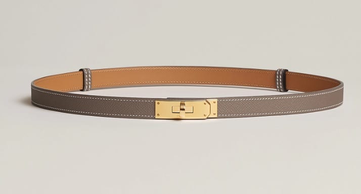 Etoupe Kelly 18 belt Hermès