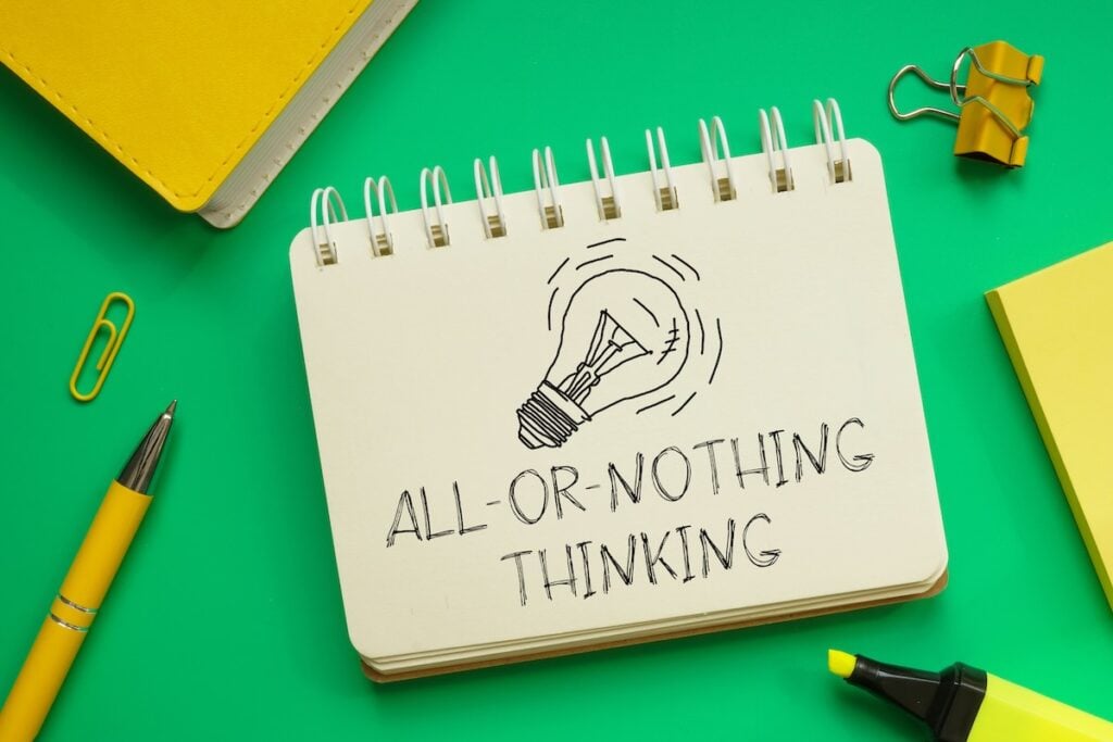 How To Stop All Or Nothing Thinking About Your Money